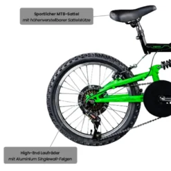 Galano FS180 Kinderfahrrad 6 Gang 18 Zoll Ab 5 Jahre 115 - 130 Cm Mountainbike Fully Für Jungen Und Mädchen MTB Fahrrad Fullybike -Globbervi Verkaufe 98ab9aa55ee72870576066b5b6fa7059