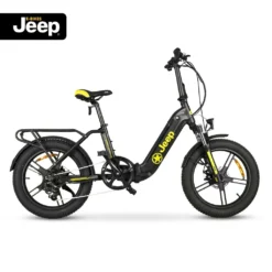 Jeep Fold E-Bike FR 7000, 20“ Kompaktrad, Falt-E-Bike, 7-Gang Kettenschaltung, Black