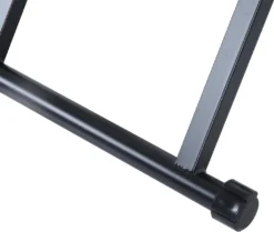 HOMCOM Stahl Schwarz Rollentrainer Fahrradtrainer Heimtrainer Magnetbremse Stahl Schwarz