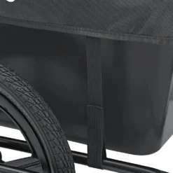 Juskys Fahrradanhänger 90 Liter - Lastenanhänger Mit Kupplung & Deichsel - Anhänger Für Fahrrad 40 Kg Zuladung - Transportanhänger Mit Schutzplane -Globbervi Verkaufe 9acf5e1d77fa8fa4b533e5d4abd6ed7f