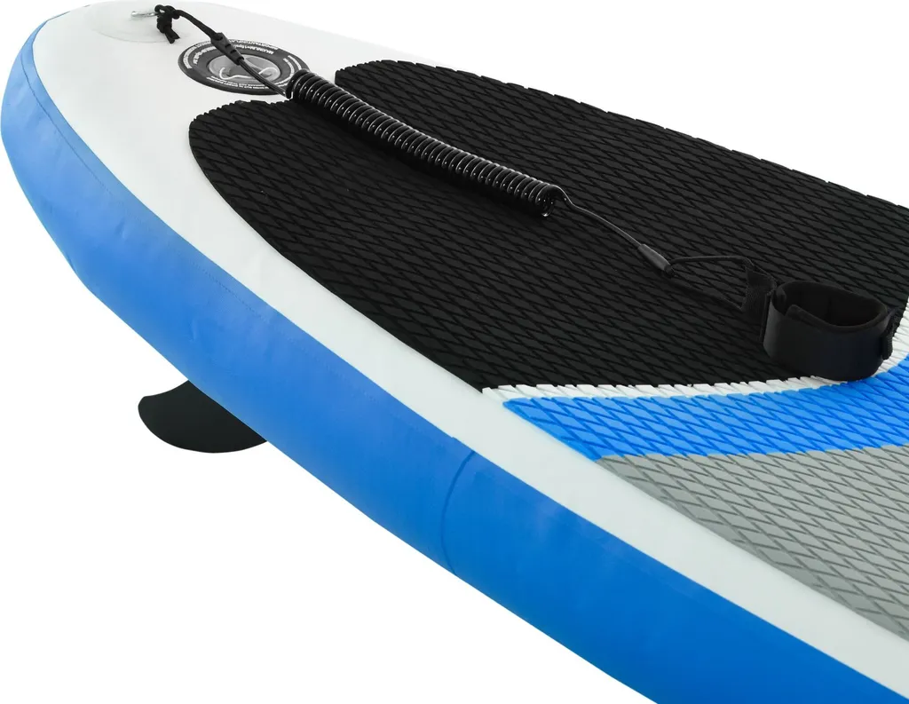 HOMCOM Aufblasbares Surfbrett Surfboard Stand Up Board Mit Paddel Rutschfest Inkl. Ausrüstung PVC EVA 305 X 80 X 15 Cm 7 HOMCOM Aufblasbares Surfbrett Surfboard Stand Up Board Mit Paddel Rutschfest Inkl. Ausrüstung PVC EVA 305 X 80 X 15 Cm – Bild 7
