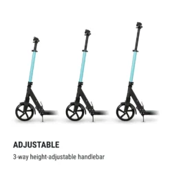 Klarfit Float Kickscooter , 200 Mm XXL-PU-Räder , ABEC 7 Kugellager , AS-Soft Grips , 1-Click-System , Maximalgewicht: 100kg , Doppel-Federung , Trittbremse , Mit Tragegurt , Rutschfeste Trittfläche , 3-fach Höhenverstellbarer Lenker , Aquamarin -Globbervi Verkaufe 9b92b6bc142d97a3c6072fb991cbe1c0