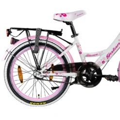 Galano Blossom 20 Zoll Kinderfahrrad Mädchenfahrrad Cityrad Kinderräder Tiefeinsteiger Fahrrad Kinderrad 3 Gang Schaltung, Farbe:weiß/pink -Globbervi Verkaufe 9c04cffefb01a08c411b1ef4bca44ccb