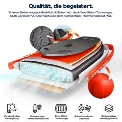 Sportstech 8in1-Stand Up Paddling Board Set + Kajak-Sitz & LED Dry Bag + Lautsprecher, Standup Paddleboard Aufblasbar + Luftpumpe & Fiberglas Paddel, Sommerspaß Stand-up Paddling, WBXs Surfbrett -Globbervi Verkaufe 9cc0ce7694d919dda1cc03da62a03bbb