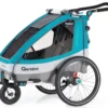 Qeridoo Sportrex1 Petrol Kinderanhänger