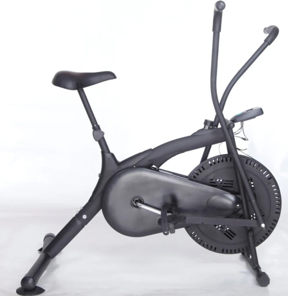 Dazhom® Air Bike Heimtrainer Fitnessbike Schwungrad, LCD Display & Pulssensoren Fitnessbike Fitness Fahrrad 1 Dazhom® Air Bike Heimtrainer Fitnessbike Schwungrad, LCD Display & Pulssensoren Fitnessbike Fitness Fahrrad