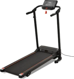 Merax Laufband Klappbar Elektrisch Laufbänder 1,5 PS Leiser Elektromotor 12 Km/h Mit LED Display, 12 Programme Und Pad-/Handyhalter, Max. Benutzergewicht 100kg, Schwarz -Globbervi Verkaufe 9de34772b12b5e47ed60f5d596b2f2bf