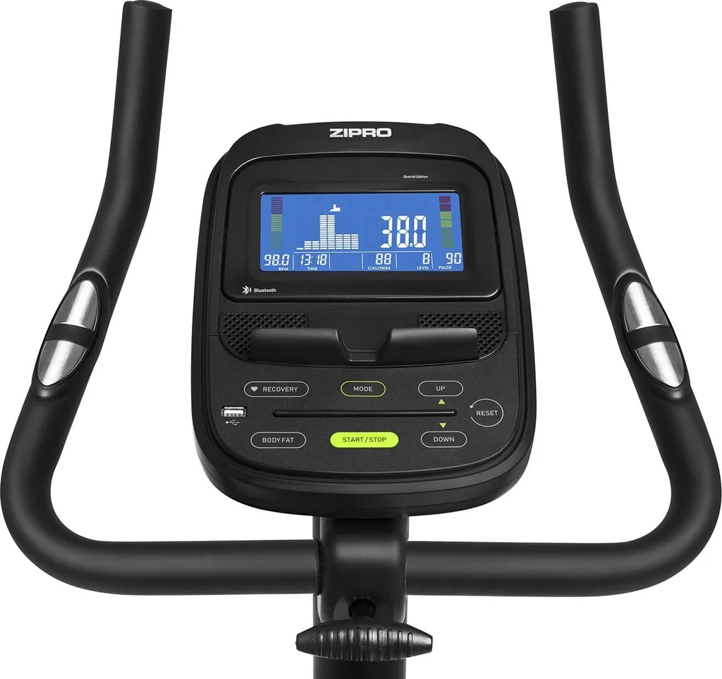 Zipro Erwachsene Magnetisches Fitnessbike Heimtrainer Flame Mit IConsole, Schwarz, One Size, Einheitsgröße 6 Zipro Erwachsene Magnetisches Fitnessbike Heimtrainer Flame Mit IConsole, Schwarz, One Size, Einheitsgröße – Bild 6