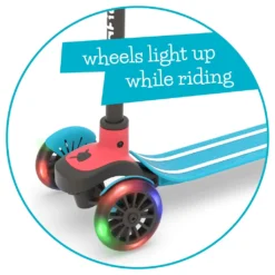 Chillafish Scotti GLOW 3-Rad Scooter Mit Bremse Und LED Lichter, Farbe:Red -Globbervi Verkaufe a0496f9b4162f8a1afc8c01d01193aaf