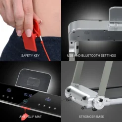 Merax Laufband Elektrisch Laufbänder Mit 2,5 PS Motor Und LED-Display, Bluetooth, APP Und Tablet-Halterung, 1-15 KM/H, Belastbar Bis 120kg -Globbervi Verkaufe a0583eba9de8cbf97d2c8340f8633b35