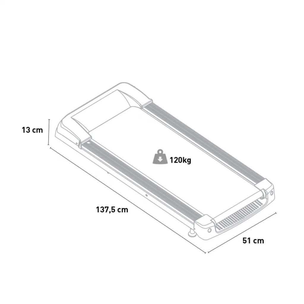 Leonardo F10 Platzsparendes Laufband Walking Pad Für Zuhause Und BüroHöhe (cm): 13, Breite (cm): 137, Tiefe (cm): 51, Zusammensetzung: PP, Modelle: F10, Länge (cm): 51, Färbung: Black 6 Leonardo F10 Platzsparendes Laufband Walking Pad Für Zuhause Und BüroHöhe (cm): 13, Breite (cm): 137, Tiefe (cm): 51, Zusammensetzung: PP, Modelle: F10, Länge (cm): 51, Färbung: Black – Bild 6