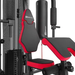 Hop-Sport HS-1054K Kraftstation Für Zuhause - Fitnessstation Mit 3 Stationen + 72 Kg, Inkl. Boxsack, Boxhandschuhe Und Kurzhanteln (2x1,5kg) -Globbervi Verkaufe a1681a094f10c84513253c0c3ee19075