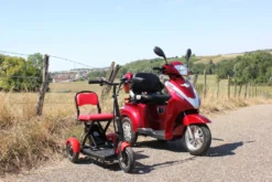 Elektromobil Seniorenmobil 6 Km/ H ECO ENGEL 301 Rot Elektro Dreirad Faltbar -Globbervi Verkaufe a19d0a01fa4d1da6194fc5367c5d30e4
