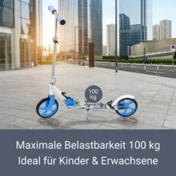 ArtSport Scooter Cityroller Skaterboy Big Wheel 205mm Räder Klappbar & Höhenverstellbar – Kinder-Roller Ab 3 Jahre - Tretroller Bis 100 Kg – Blau 16 ArtSport Scooter Cityroller Skaterboy Big Wheel 205mm Räder Klappbar & Höhenverstellbar – Kinder-Roller Ab 3 Jahre - Tretroller Bis 100 Kg – Blau -Globbervi Verkaufe a1eafe51766a5866602413153cc0591b