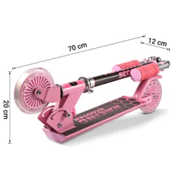 CAROMA Kinderroller Mit ABEC 7-Lagern, Höhen Verstellbar, Lenker Faltbar, Bis 50kg Belastbar, Für Kinder Ab 3 Jahre Alt, Rosa -Globbervi Verkaufe a1f0bd53b3f1950edc76bb7a633d7f47