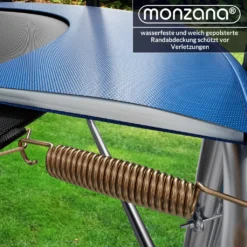 Monzana Trampolin Ø 244/305 Cm Rheinland GS Zertifiziert Komplettset Inkl. Sicherheitsnetz Innen Leiter Randabdeckung Kindertrampolin Gartentrampolin, Größe Ø:244 Cm -Globbervi Verkaufe a210a0b394f30eeb659a758b28ad9683