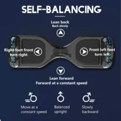 6.5 Zoll Hoverboard Mit Sitz Mit Bluetooth-Lautsprecher LED-Leuchten, Elektroroller Hoverkart, Elektro Scooter Go-Kart , Geschenk Für Kinder Jugendliche Erwachsene -Globbervi Verkaufe a211c7eda6a4e298608fab445aa5f1b1