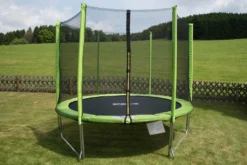 STAMM SPORTS GARTENTRAMPOLIN Ø 244cm Inklusive Sicherheitsnetz Und Anti-Roll-Over Schutz, E Sicherheit!