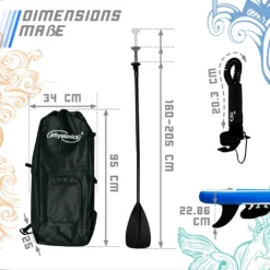 Physionics® SUP Board - 305/320/366 Cm, Aufblasbar, Handpumpe Mit Druckmesser, Rucksack - Paddling Board, Surfboard (320 Cm, Nymph Mintgrün) -Globbervi Verkaufe a2606b1356d402ae5978d02434dffa2e