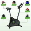 Tunturi Cardio Fit E30 Ergometer Heimtrainer - Fahrradtrainer - Fitnessfahrrad -Fahrradergometer - Hometrainer Mit Handpulssensoren + Tablethalterung - Magnetbremssystem Und LCD-Bildschirmanzeige