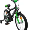 Amigo BMX Fun - Kinderfahrrad Für Jungen - Jungenfahrrad 16 Zoll - Kinderfahrader Ab 4-6 Jahre - Schwarz/Grün