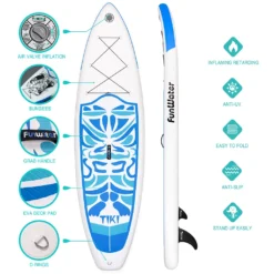 Funwater Aufblasbares Stand Up Paddle Board 320x84x15cm,blau Surfboard, Handpumpe, Stand Up Paddle Board, SUP, SUP Board 10 Funwater Aufblasbares Stand Up Paddle Board 320x84x15cm,blau Surfboard, Handpumpe, Stand Up Paddle Board, SUP, SUP Board -Globbervi Verkaufe a48276156994c38d33bfc8e2fdb4626e