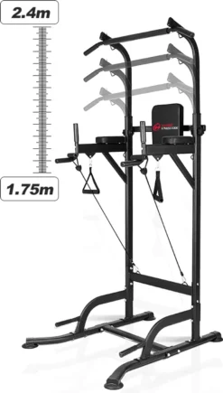 Home Fitness Code Kraftstationen, Multifunktions Kraftstation, Fitnessstation, Multistation, Multistation Set, Höhenverstellbare Dip-Station, Klimmzugstange Bis 150 Kg, Für Heimtraining, X20I00K026 -Globbervi Verkaufe a4d65ff7fef72b791072b8de5a4c2dbe