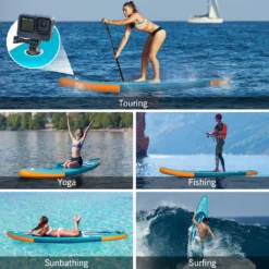 Puluomis Stand Up Paddle Boards Aufblasbar SUP 320cm Surfbrett Paddling Paddelboard Set Mit Video Halter Und Fußband, , MB. Bis 150Kg 320x76x16cm, Blau 13 Puluomis Stand Up Paddle Boards Aufblasbar SUP 320cm Surfbrett Paddling Paddelboard Set Mit Video Halter Und Fußband, , MB. Bis 150Kg 320x76x16cm, Blau -Globbervi Verkaufe a58f4393e4e801c78b1e4cab8e94584a