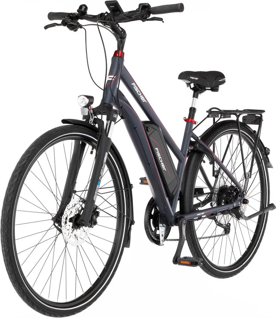 FISCHER E-Bike Pedelec Trekking VIATOR 2.0 Damen, Rahmenhöhe 44 Cm, 28 Zoll, Akku 557 Wh, Hinterradmotor, Kettenschaltung, LCD Display, Anthrazit 4 FISCHER E-Bike Pedelec Trekking VIATOR 2.0 Damen, Rahmenhöhe 44 Cm, 28 Zoll, Akku 557 Wh, Hinterradmotor, Kettenschaltung, LCD Display, Anthrazit – Bild 4