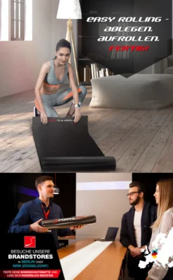 Bodenschutzmatte In Der Größe: 2000 X 1000 X 6 Mm Für Fitnessgeräte Heimtrainer – Sport Multifunktionsmatte, Fitnessmatte In Schwarz Für Mehr Stabilität, Schützt Den Boden, Übungsmatte Für Yoga, Pilates -Globbervi Verkaufe a671ddd316a2248fd7604a873ca0fd3f