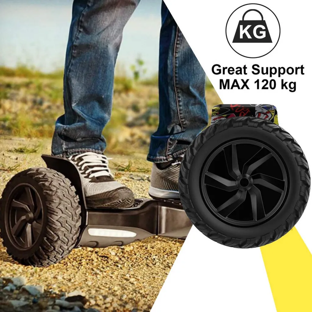 8.5" Offroad Hoverboard ES03 SUV- Bluetooth- Starker Dual Motor - Elektro Skateboard Self Balance Scooter Schwarz 6 8.5" Offroad Hoverboard ES03 SUV- Bluetooth- Starker Dual Motor - Elektro Skateboard Self Balance Scooter Schwarz – Bild 6