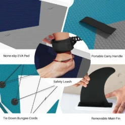 Stand Up Paddling Board Aufblasbar - Dskeuzeew SUP Paddle Board Set Tragfähigkeit 150KG, 320 X 80 X 15 Cm, Blau 9 Stand Up Paddling Board Aufblasbar - Dskeuzeew SUP Paddle Board Set Tragfähigkeit 150KG, 320 X 80 X 15 Cm, Blau -Globbervi Verkaufe a68b275bc27b2e31725d0dd9e8f54bea