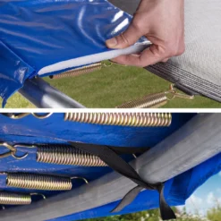 Kinetic Sports Outdoor Gartentrampolin Ø 305 Cm, TPLS10, Inklusive Sprungtuch Aus USA-Mesh +Sicherheitsnetz +Rand- U. Regen-Abdeckung +Leiter, Bis Zu 160kg, , UV-beständig, BLAU 9 Kinetic Sports Outdoor Gartentrampolin Ø 305 Cm, TPLS10, Inklusive Sprungtuch Aus USA-Mesh +Sicherheitsnetz +Rand- U. Regen-Abdeckung +Leiter, Bis Zu 160kg, , UV-beständig, BLAU -Globbervi Verkaufe a6e04b76f7bb74865fd1e1c4cb81eed0