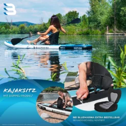 SUP Board MAPUNA - Stand Up Paddle Aufblasbar Mit Kickpad Paddel Pumpe Rucksack (330x76x15cm / 10'10") -Globbervi Verkaufe a73530f134c4ec490cc61b8f8b2195de