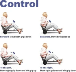 Markboard 6.5 Hoverboard Mit Sitz Hoverkart GO-Kart Für Kinder Mit LED Leuchten & Bluetooth Musik Skateboard -Globbervi Verkaufe a73af54548c20a23773b37cfec949ecd