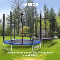 AREBOS Outdoor Trampolin Ø 244 Cm, Komplettset, Gartentrampolin -Globbervi Verkaufe a78e32406ae919b08270b24d792a5b63