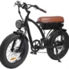 Bezior XF001 Elektrofahrrad XF001 Für Erwachsene, 20" X 4.0 Fat Tire Electric Bicycle, 1000w Motor 48V 12.5Ah--Schwarz