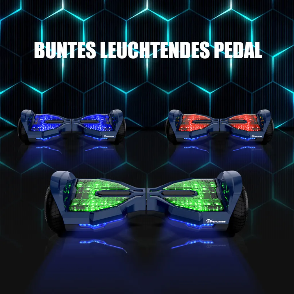 EVERCROSS 6,5 Zoll Hoverboards Mit Sitz, App-fähige Bluetooth Hoverboards, Go Kart Mit 3 Pedallichter, Selbstausgleichender Elektroroller Geburtstag Kinder Erwachsene 3 EVERCROSS 6,5 Zoll Hoverboards Mit Sitz, App-fähige Bluetooth Hoverboards, Go Kart Mit 3 Pedallichter, Selbstausgleichender Elektroroller Geburtstag Kinder Erwachsene – Bild 3