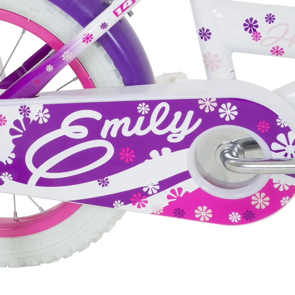 HI5FIVE Kinderfahrrad Emily Mit Rücktritt, Stützrädern Und Gepäckträger 14 Zoll 9 HI5FIVE Kinderfahrrad Emily Mit Rücktritt, Stützrädern Und Gepäckträger 14 Zoll – Bild 9