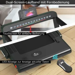 COSTWAY 2 In 1 Walking Pad & Laufband, App-kontrolliert, Bluetooth, LED Display, 1-12 Km/h, Bis 120kg Belastbar, Inkl. Handyhalterung, Klappbar (Grün) 9 COSTWAY 2 In 1 Walking Pad & Laufband, App-kontrolliert, Bluetooth, LED Display, 1-12 Km/h, Bis 120kg Belastbar, Inkl. Handyhalterung, Klappbar (Grün) -Globbervi Verkaufe a99669d5d04ba69ff1325b980daf02fd