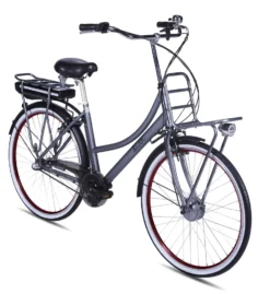 LLobe E-Bike 28" Rosendaal 2 Lady Grau, Batterie 36V/15,6Ah, 3-Gang Shimano