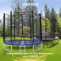 AREBOS Outdoor Trampolin Ø 305 Cm, Komplettset, Gartentrampolin -Globbervi Verkaufe aa4315fbfbbd032f4880fed473f688f0