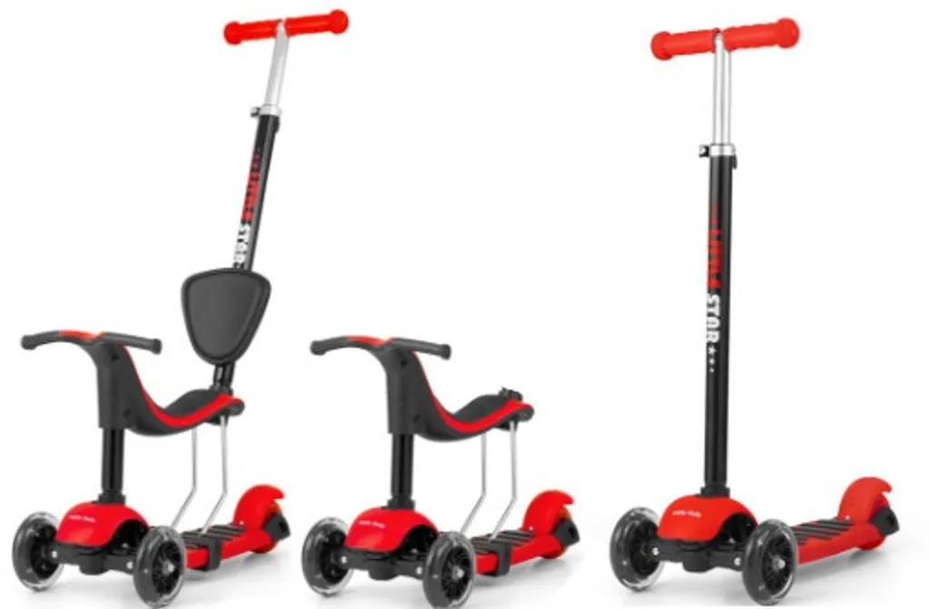 Milly Mally Roller Schieber 3in1 Little Star 7 Milly Mally Roller Schieber 3in1 Little Star – Bild 7