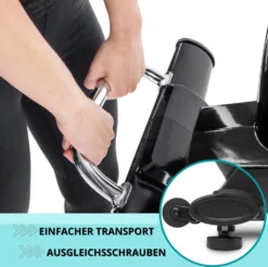 Hop-Sport Liegeergometer HS-070L Mit Unterlegmatte - Liegeheimtrainer Mit App-Steuerung, 12 Trainingsprogramme, 32 Widerstandsstufen – Sitzergometer Max. Nutzergewicht 150 Kg Rot -Globbervi Verkaufe abaa0a245a4d3dc035c8450c5cdd8f84