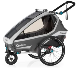 Qeridoo Kidgoo1 Grau Kinderanhänger