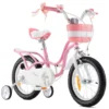 RoyalBaby Kinderfahrrad Jugendfahrrad, Mädchen Fahrrad 12 Zoll Mit Stützräder Kinderfahrrad Laufrad Kinder Fahrrad Kinderbike Mit Schwanenrahmen Geschenke Für Kinder