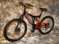 26 Zoll MTB Blackrider Vollgefedert 21-Gang Shimano Kettenschaltung Mit Scheibenbremsen NEU 2638-SCHWARZ-ROT -Globbervi Verkaufe adfb3bca897a2b051d72324a0847c608