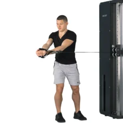 MAXXUS SmartGym H1 Kraftstation - Wandmontage, Doppelzugeinheit, Gewichtsplatten, 2 Handgriffe, 2 Kettenverlängerungen - Seilzug Turm, Kabelzug, Fitnessgerät, Kabelzug-Station, Latzugstation Zuhause -Globbervi Verkaufe ae1cfaa845be456330ef7febb0876d06