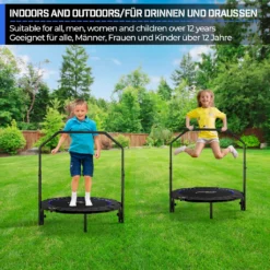 Physionics® Fitness Trampolin - Ø 101 Cm, Höhenverstellbarer Haltegriff, Bis 150 Kg, Klappbar - Mini-Trampolin, Aerobic Trampolin Für Erwachsene Und Kinder, Indoor, Jumper, Rebounder 20 Physionics® Fitness Trampolin - Ø 101 Cm, Höhenverstellbarer Haltegriff, Bis 150 Kg, Klappbar - Mini-Trampolin, Aerobic Trampolin Für Erwachsene Und Kinder, Indoor, Jumper, Rebounder -Globbervi Verkaufe aeade31a479966186afe4fe2cb0febcf