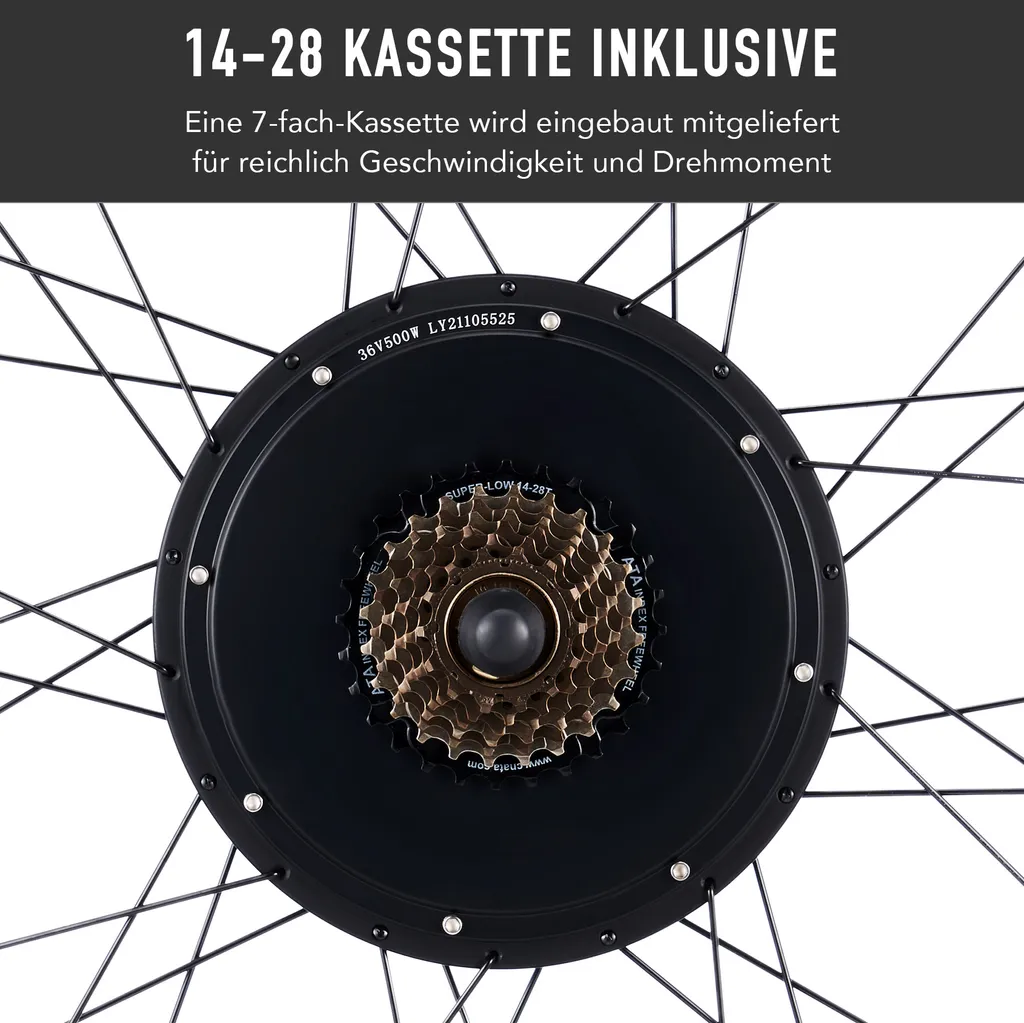 Viribus® 28 Zoll LCD Hinterrad Elektro-Fahrrad Kit Ebike Umbausatz E-bike 4 Viribus® 28 Zoll LCD Hinterrad Elektro-Fahrrad Kit Ebike Umbausatz E-bike – Bild 4